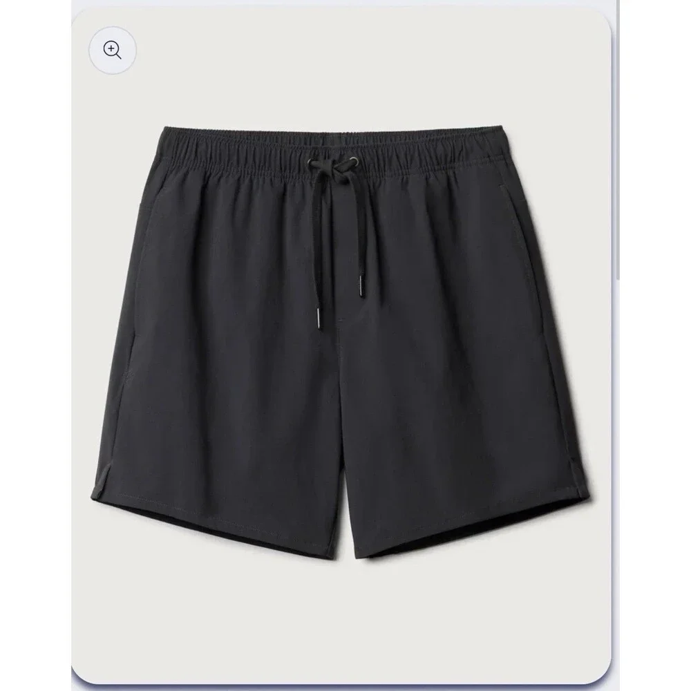 NWT Rhone Boathouse Shorts Men Small Lichen Green 7” Stretch woven Oxford $98